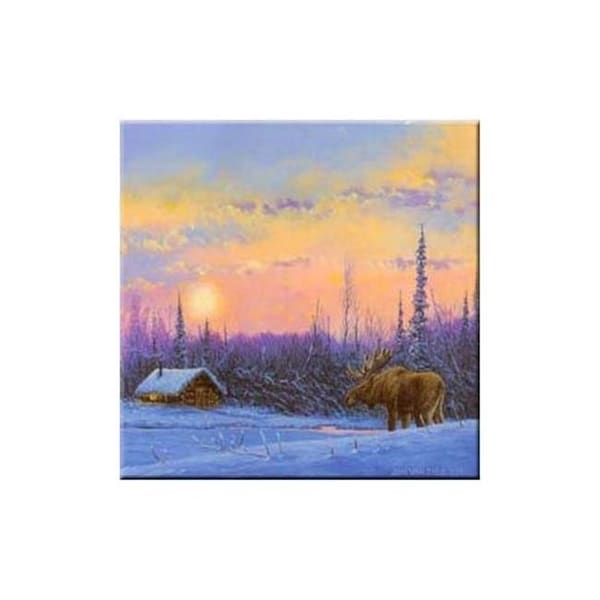 Mcgowan Mfg Co McGowan TT70026 Tuftop Van Zyle Moose and Cabin Trivet TT70026 - main